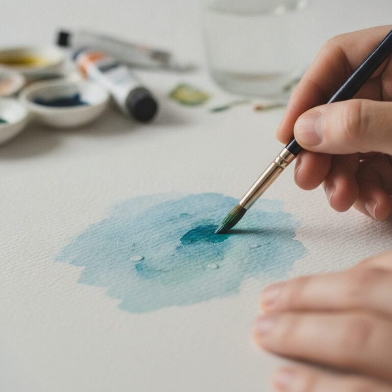 Imagem ilustrativa (gerada por IA) sobre melhor papel para aquarela: tipos e como escolher - Ateliê Artístico